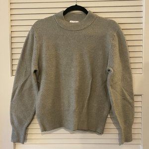 H&M Women's Gray/Pale Green Sweater